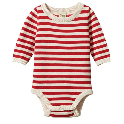 Sawyer Bodysuit - Red Sea Stripe