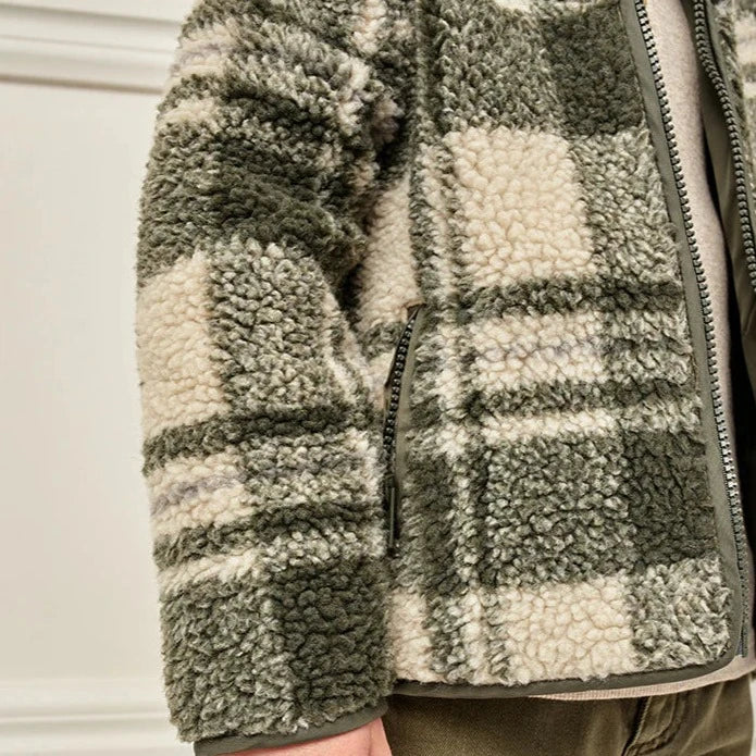 Check Sherpa Jacket