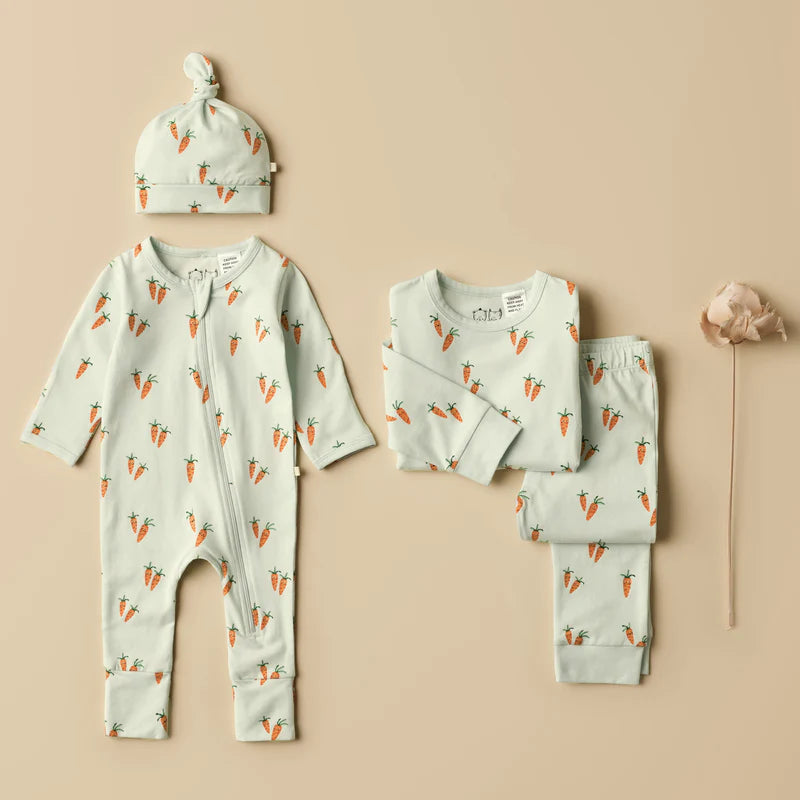 Cute Carrots Organic Knot Hat