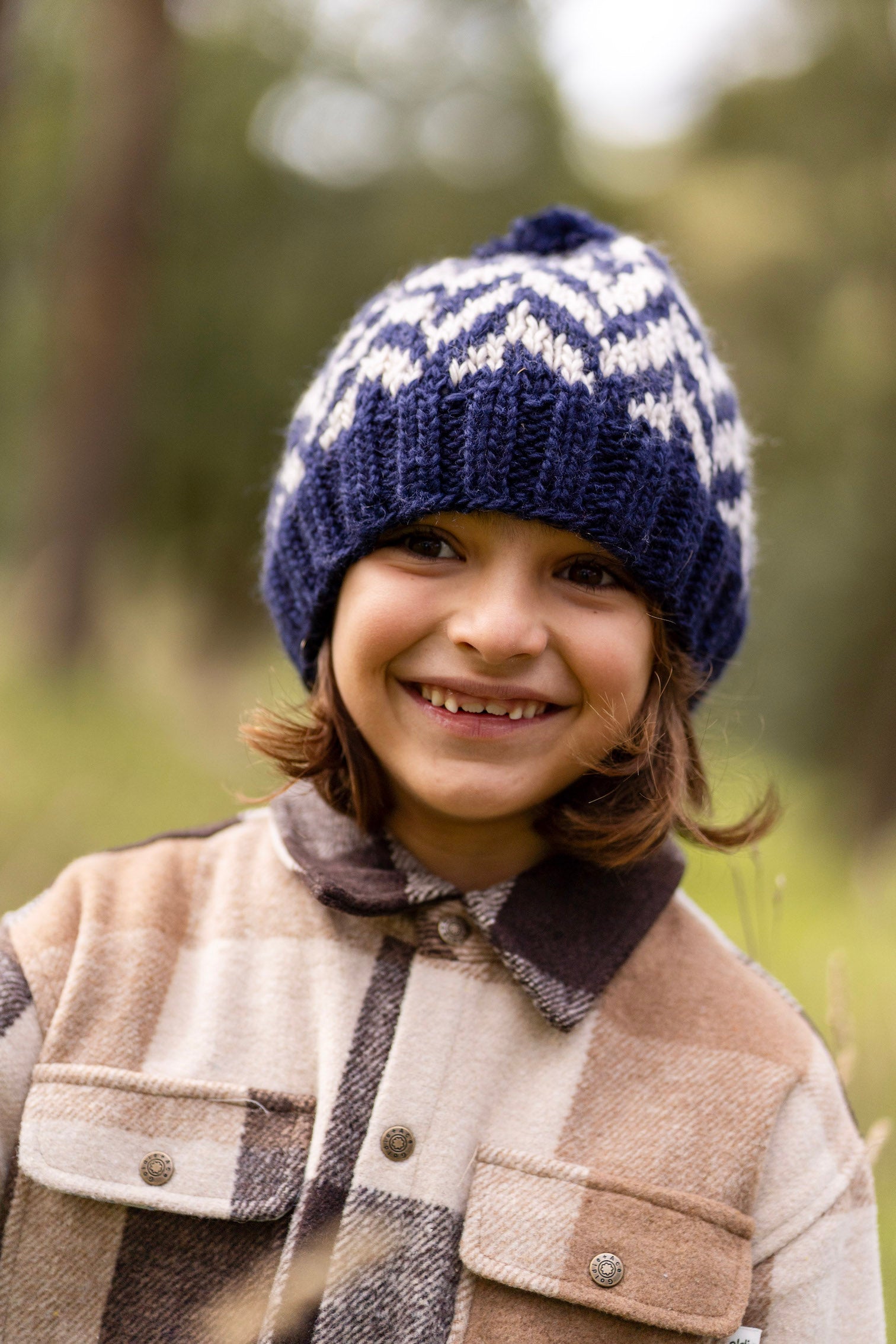 Navy Tidal Beanie