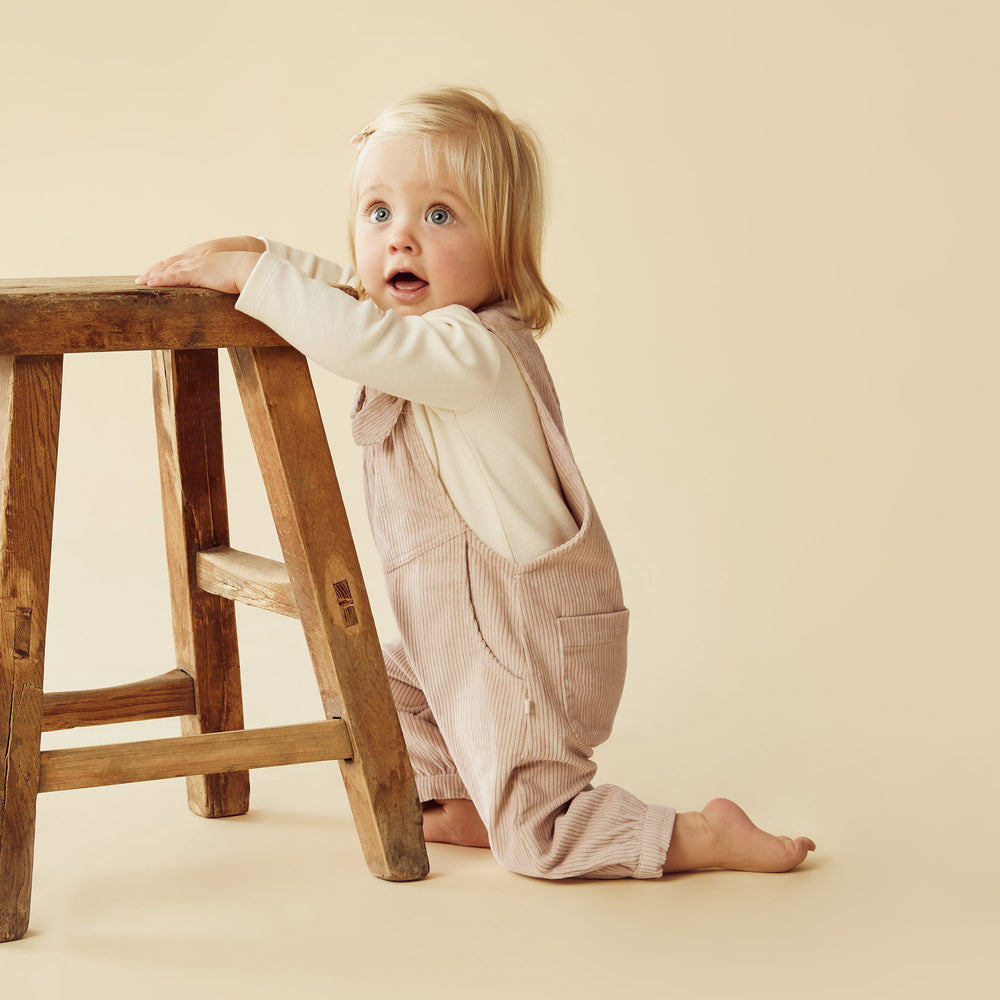 Rose Organic Cord Overall