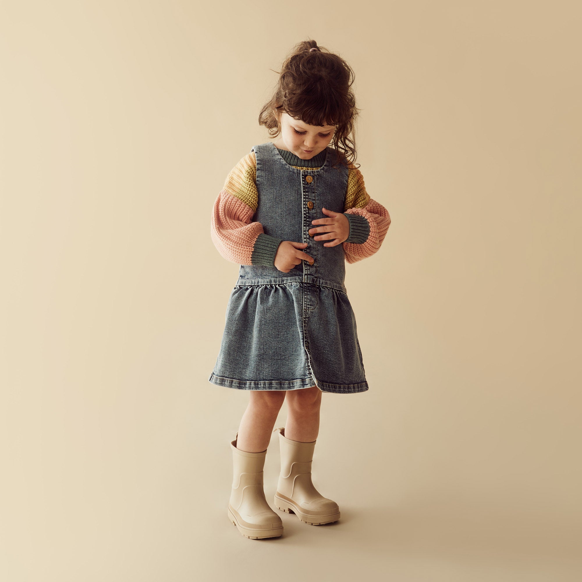 Rainbow Organic Knitted Jumper