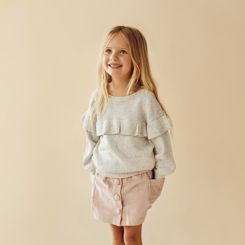 Rose Organic Cord Skirt