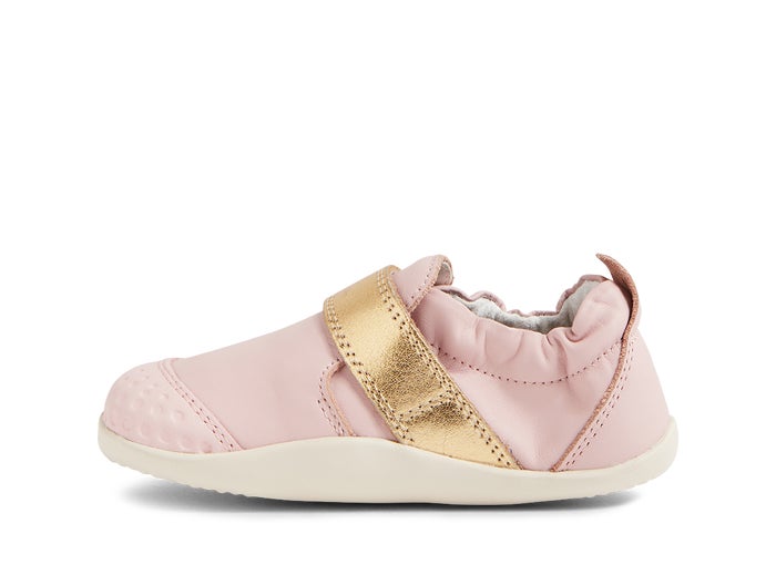 Go Shoe- Ballet Pink/Gold
