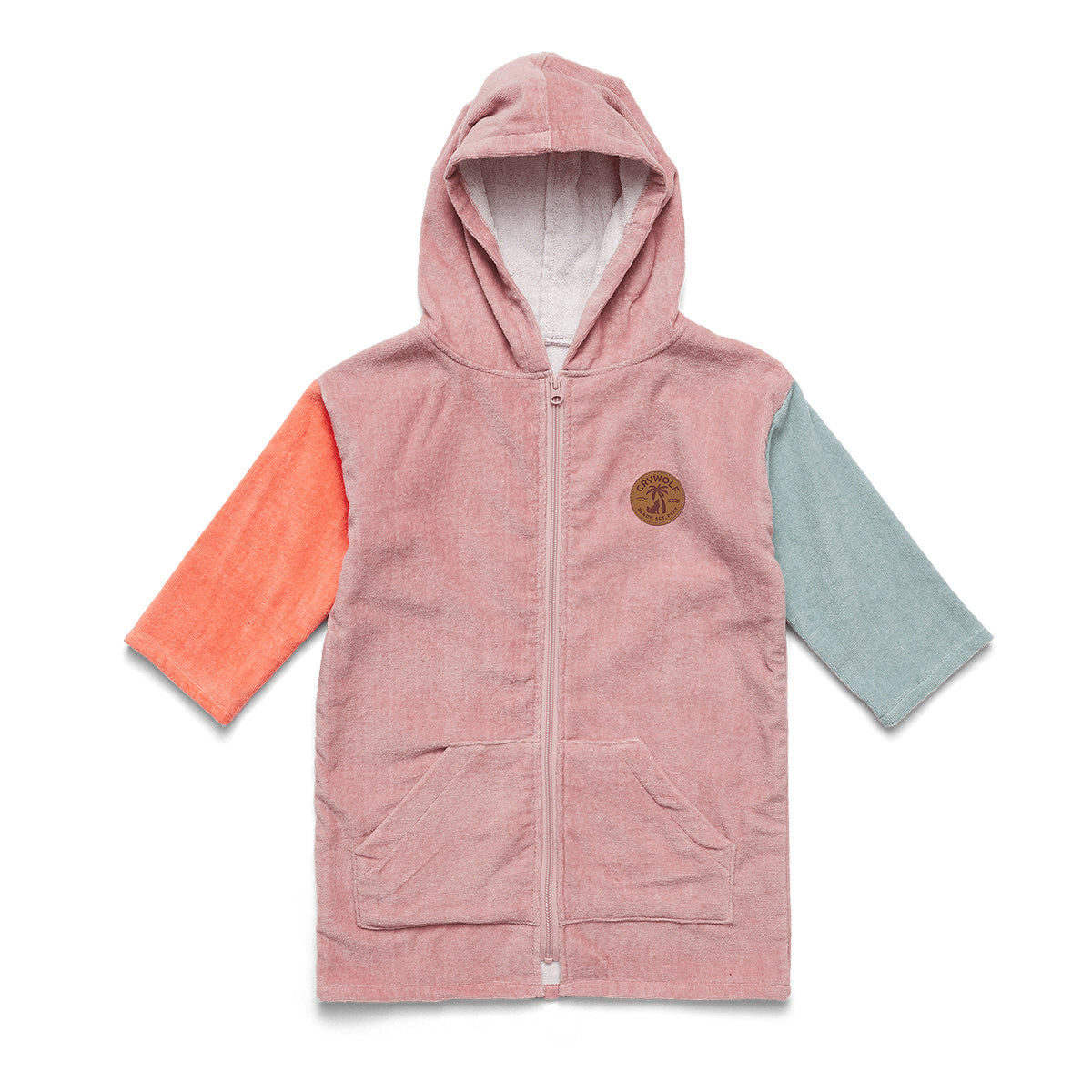 Sunset Colour Block Everywhere Zip-Up Towel