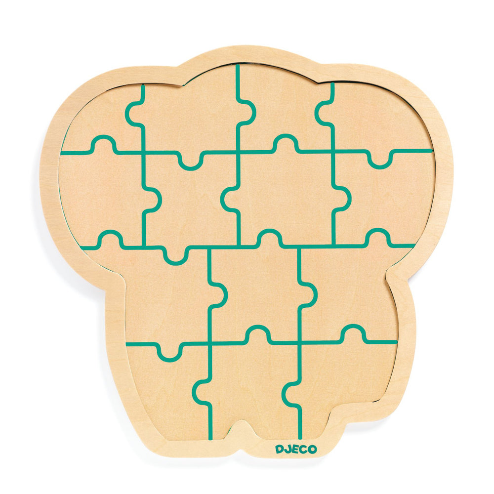 Elephant 14pc Puzzle Wooden Puzzle