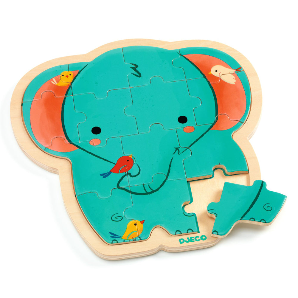 Elephant 14pc Puzzle Wooden Puzzle