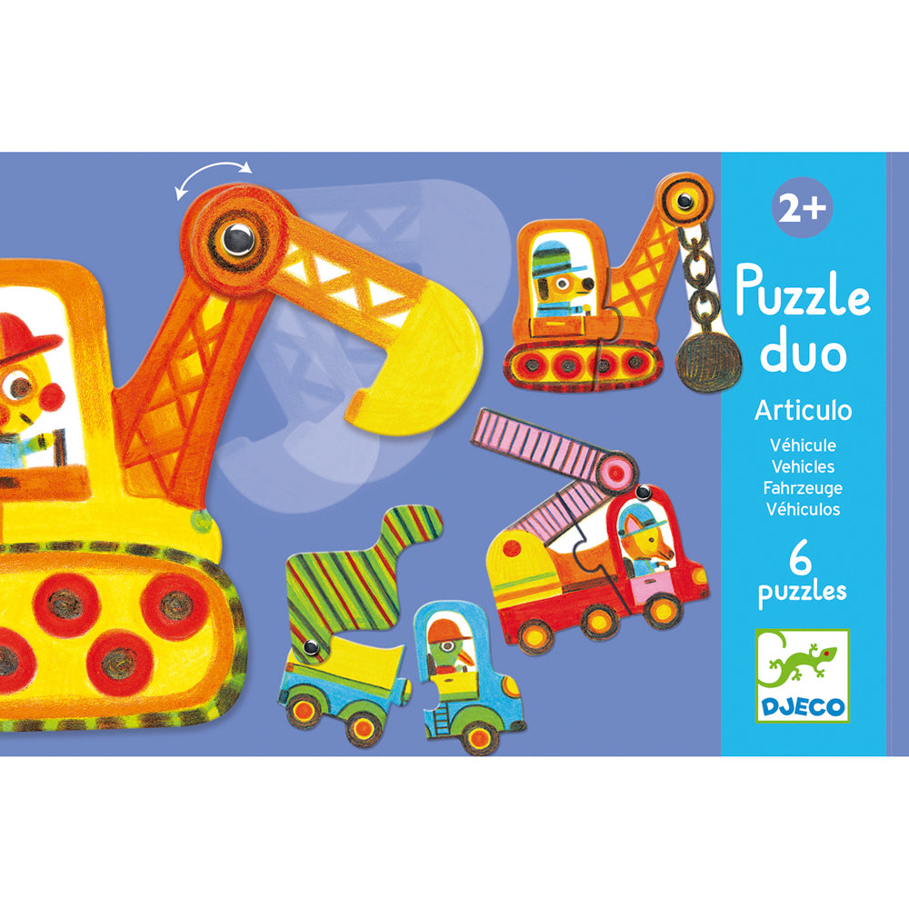 Duo Vehicles 12pc Puzzle