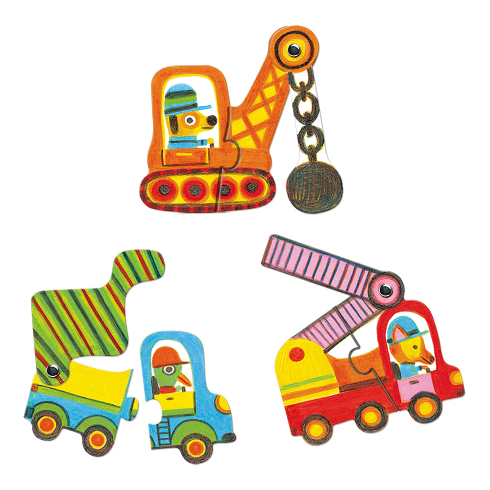 Duo Vehicles 12pc Puzzle