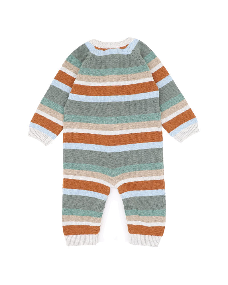 Mateo Stripe Knitted Romper