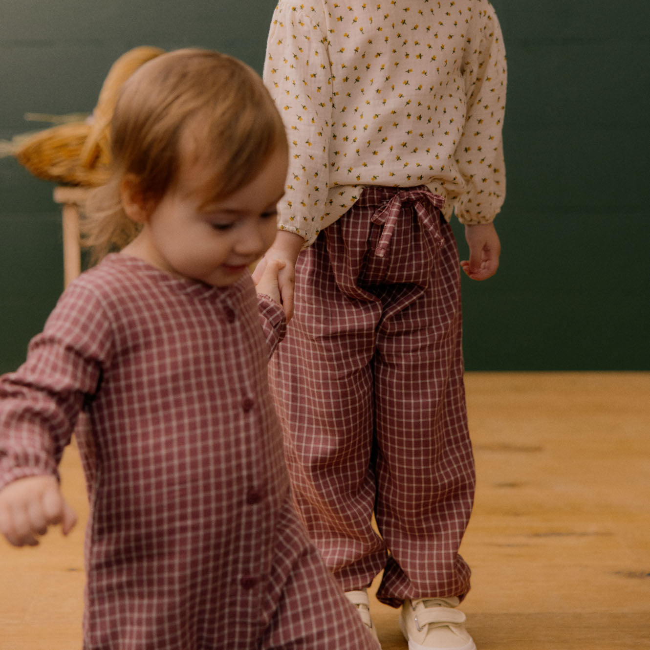 Rhubarb Check Darcy Suit