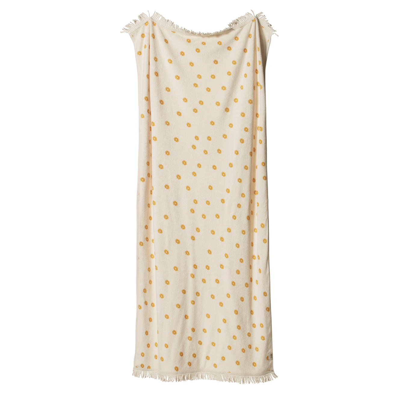 Chamomile Print Beach Towel