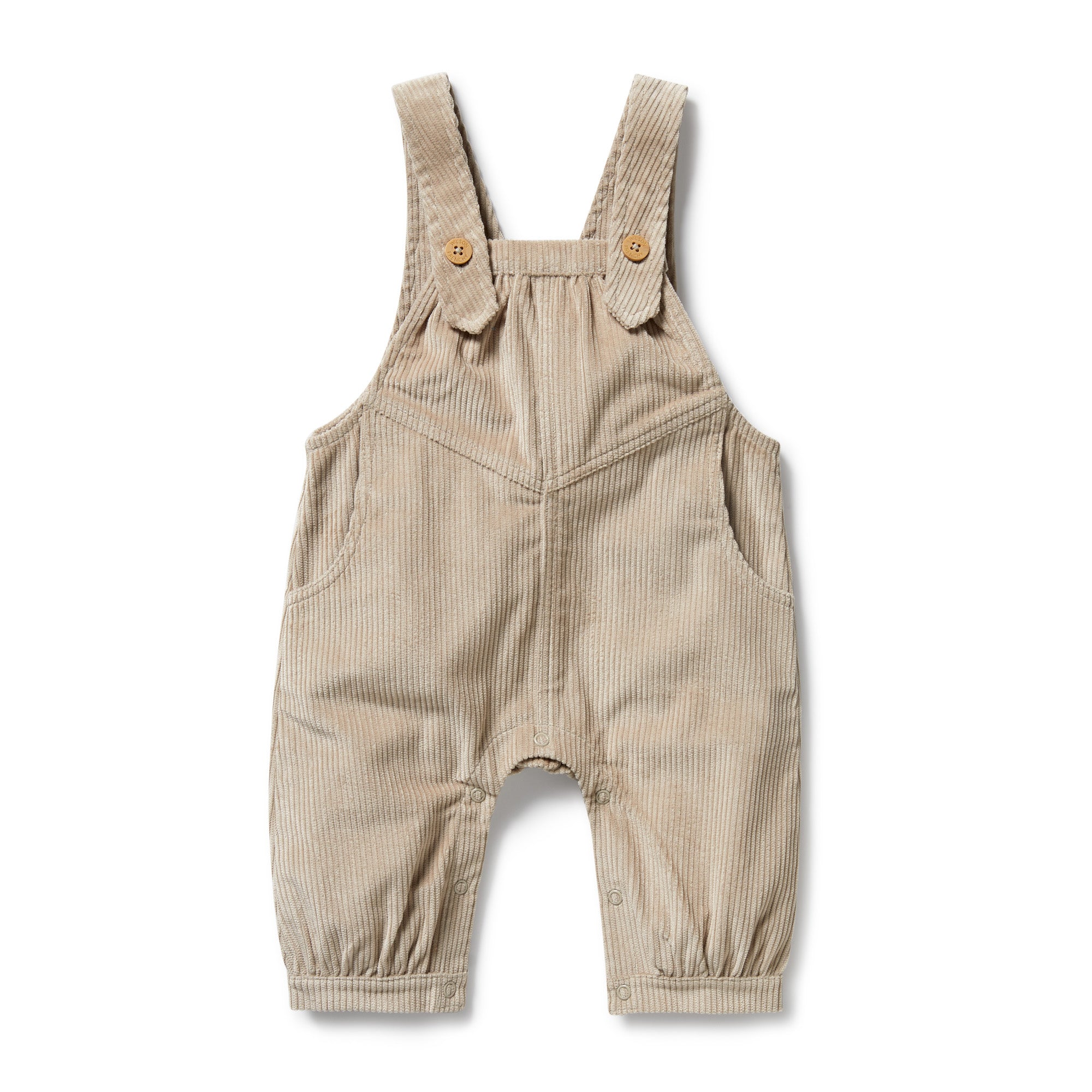 Sand Organic Cotton Corduroy Overall