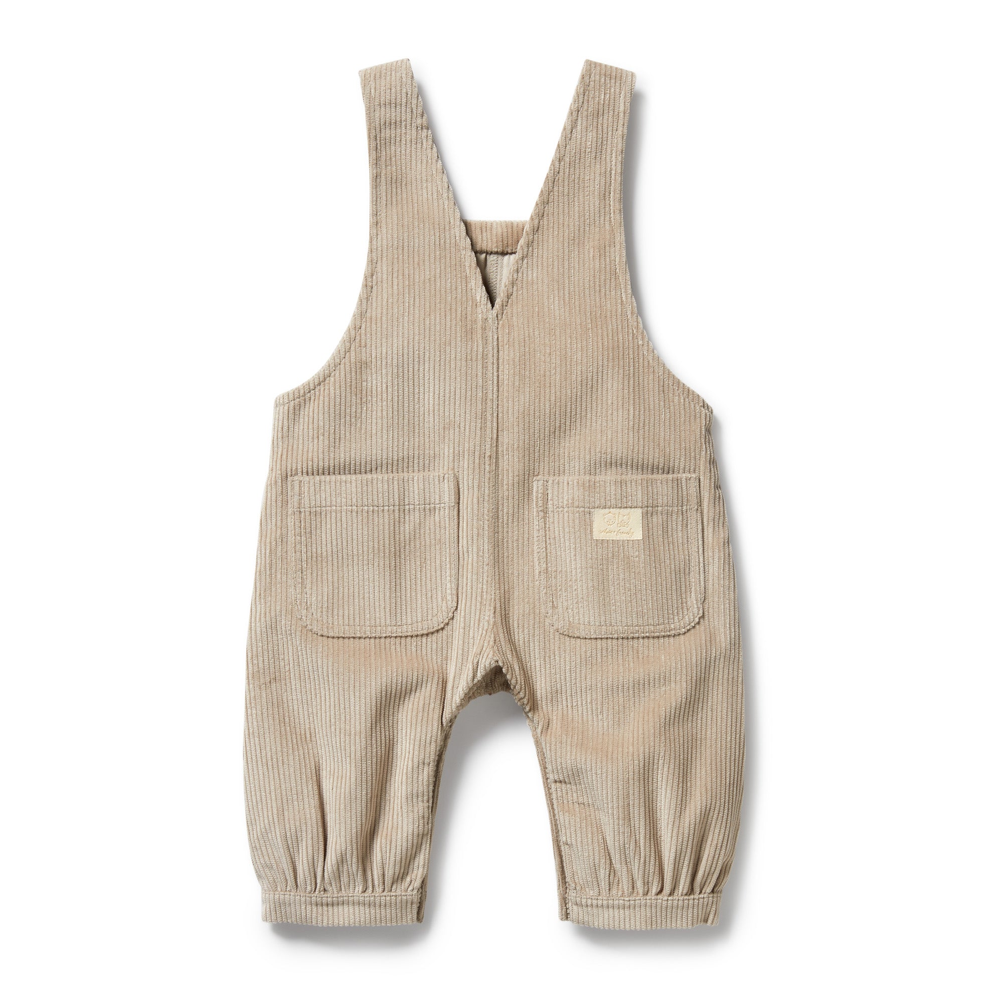 Sand Organic Cotton Corduroy Overall