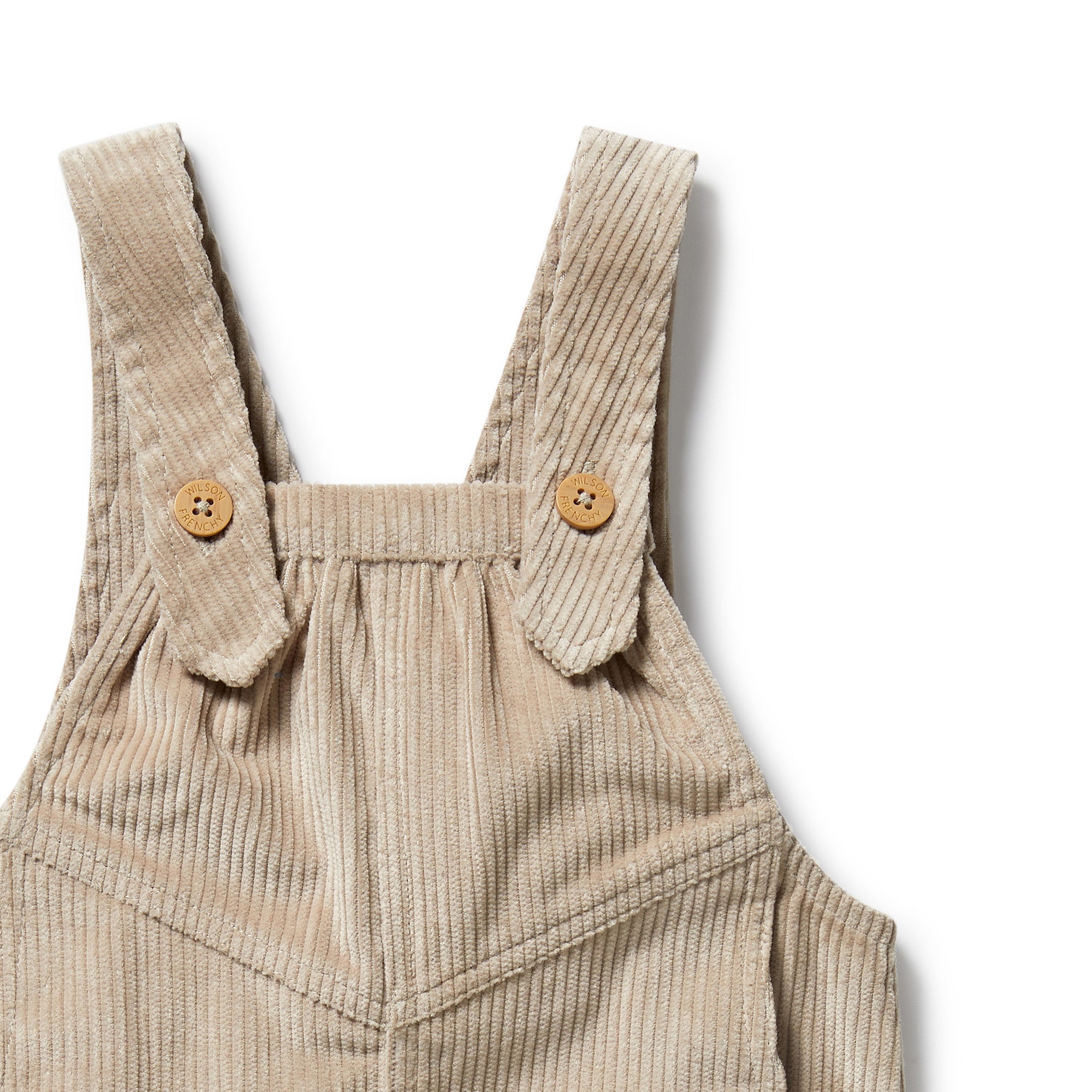 Sand Organic Cotton Corduroy Overall