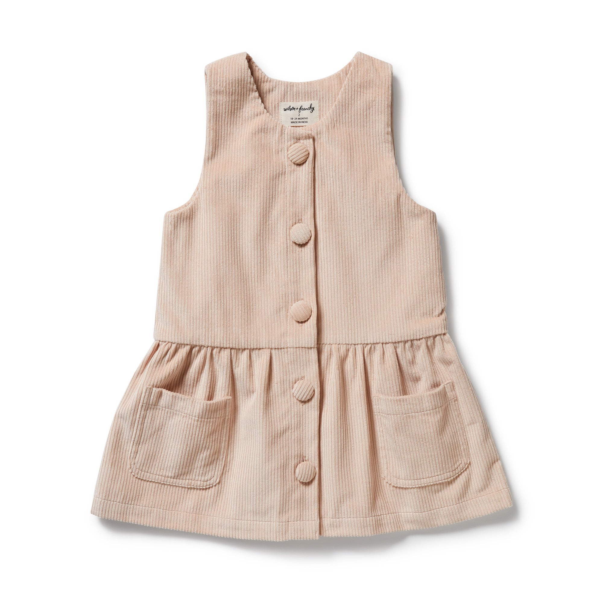 Rose Organic Cord Dress