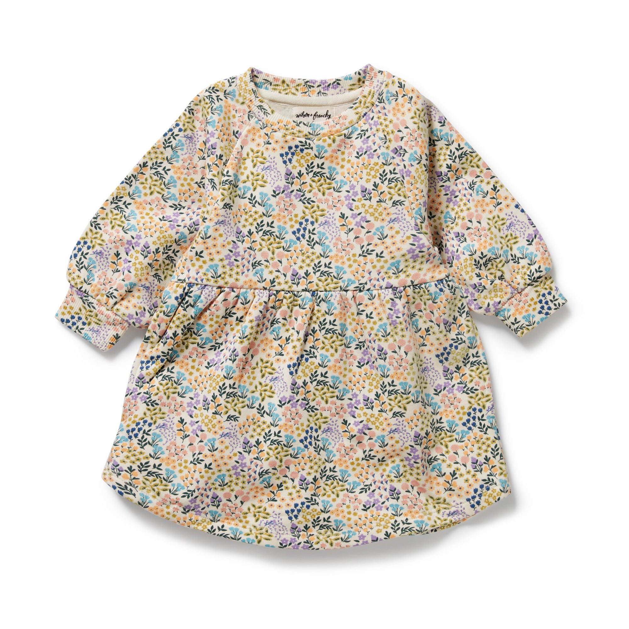 Tiny Bloom Organic Terry Sweat Dress