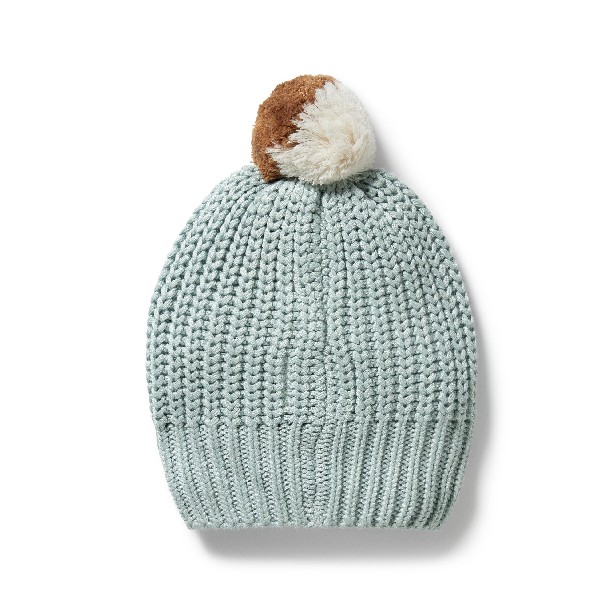 Duck Egg Organic Knitted Hat