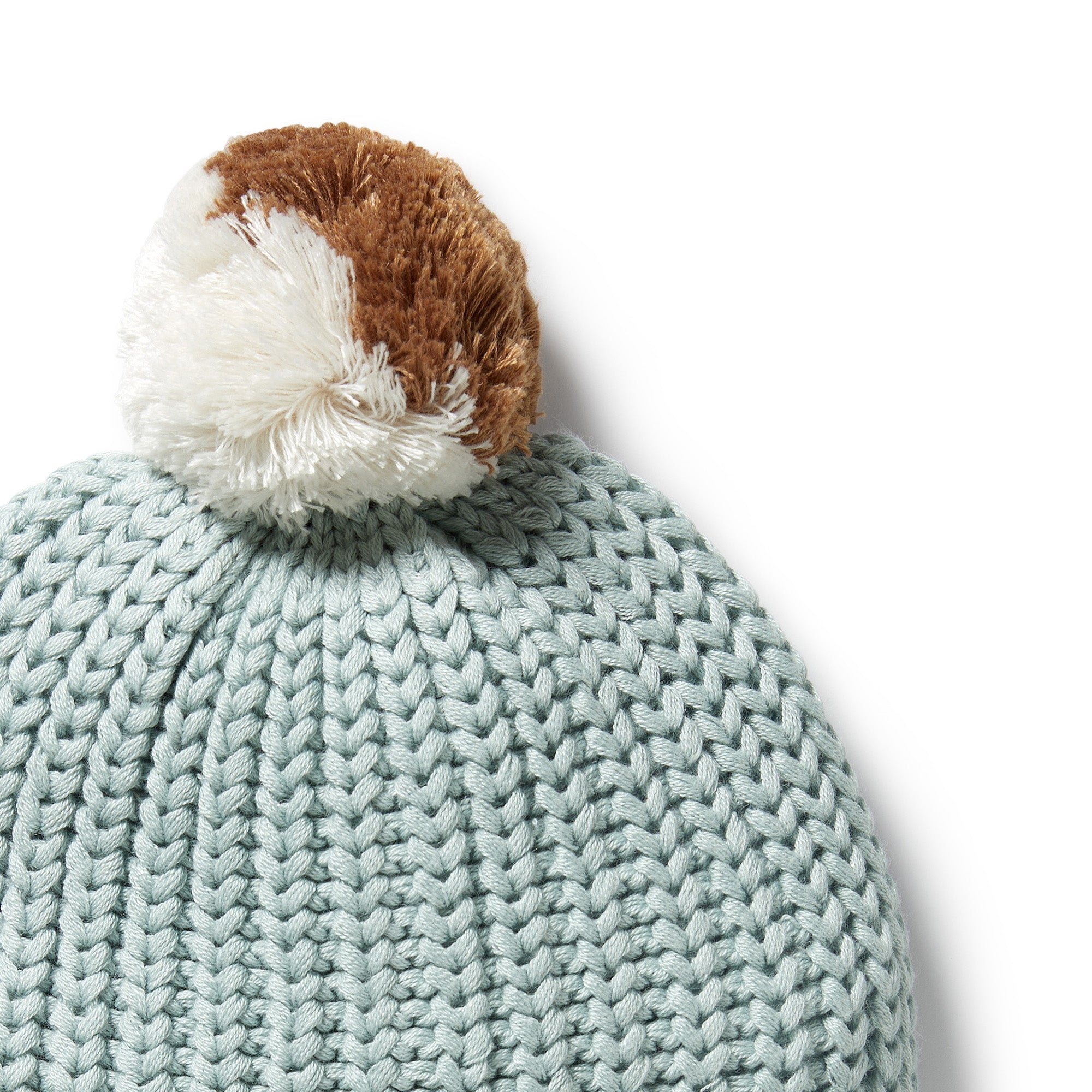 Duck Egg Organic Knitted Hat