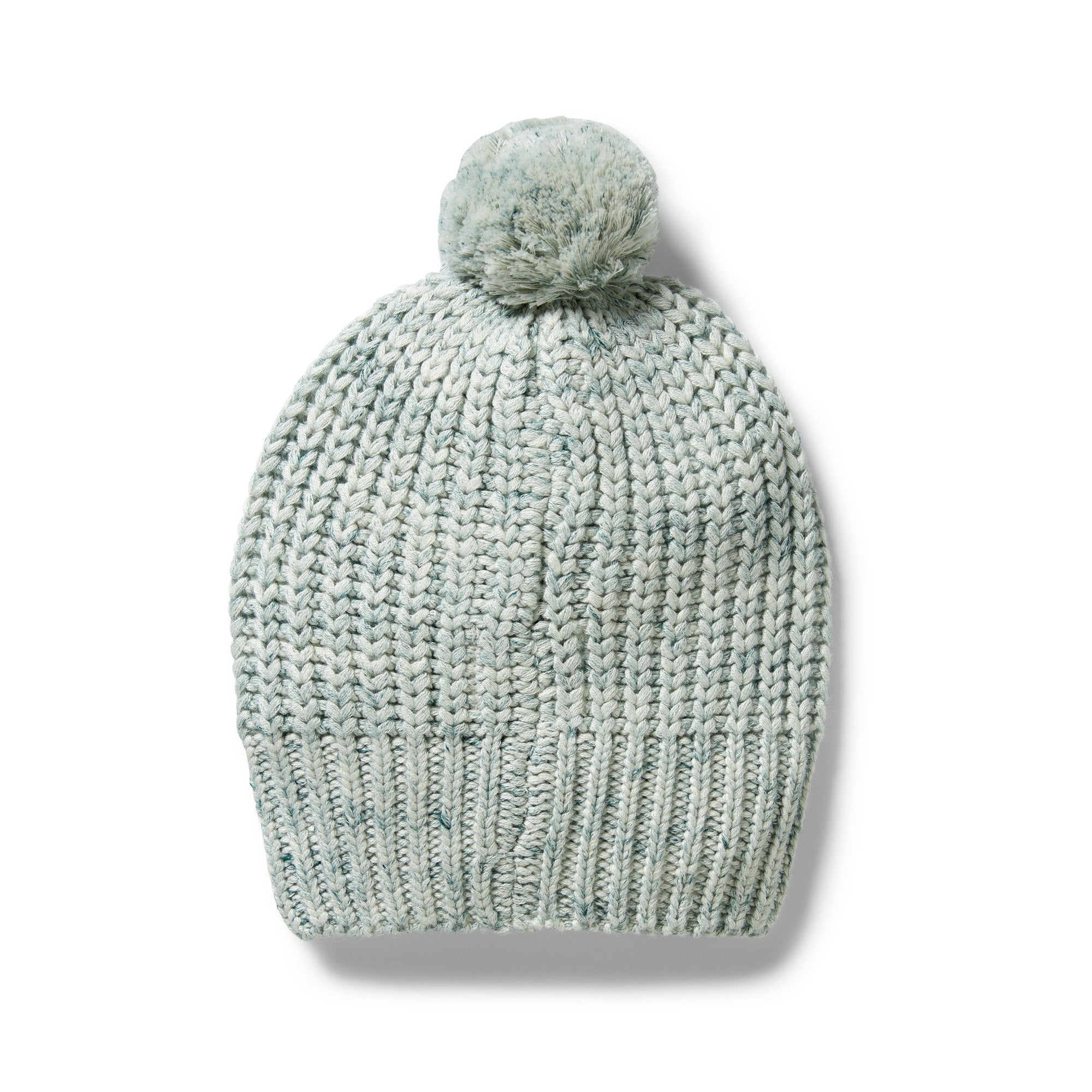 Moss Speckle Organic Knitted Hat