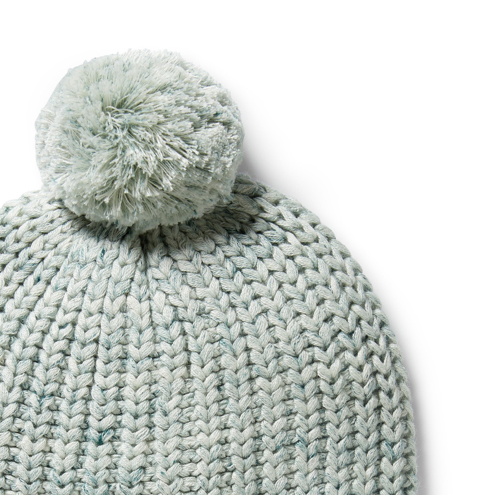 Moss Speckle Organic Knitted Hat