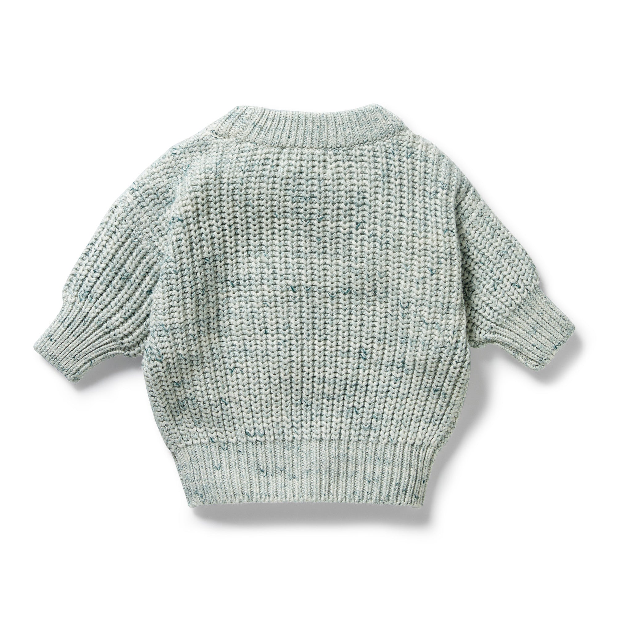 Moss Speckle Organic Knitted Jumper