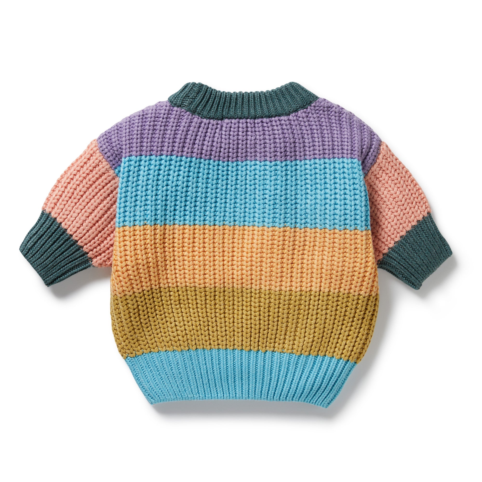 Rainbow Organic Knitted Jumper
