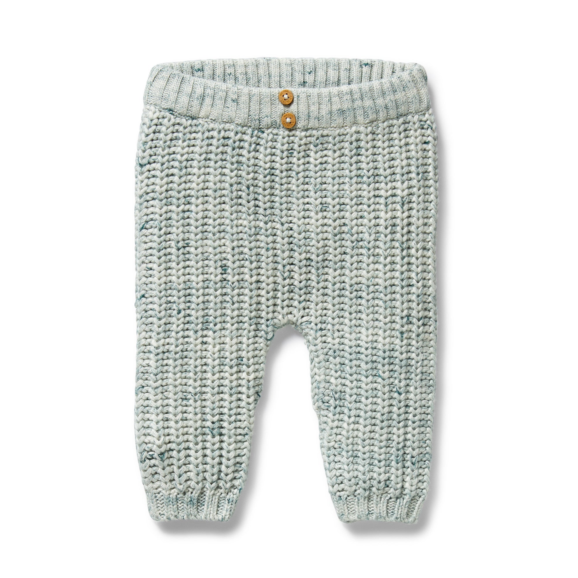 Moss Speckle Organic Knitted Legging