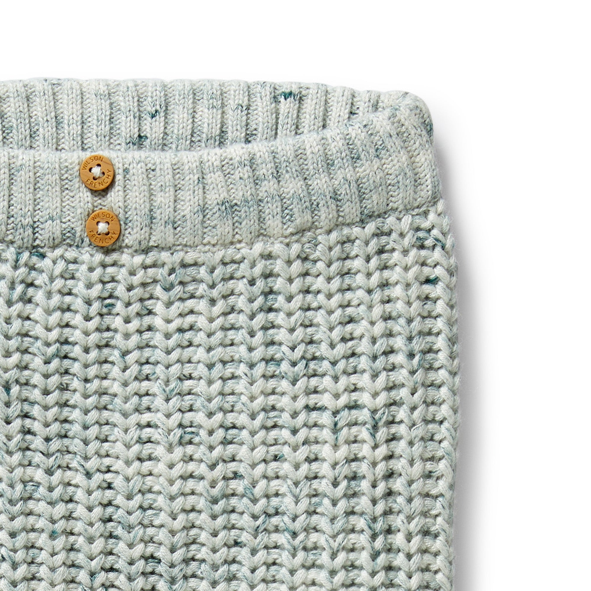 Moss Speckle Organic Knitted Legging