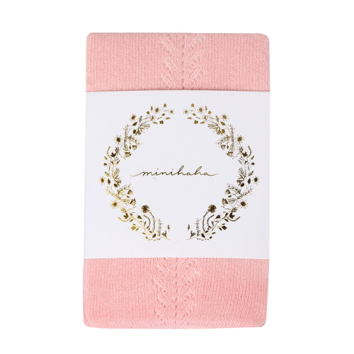 Blush Pink Open Work Tights