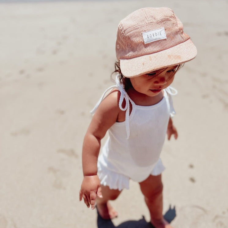 Peach Cord Cap