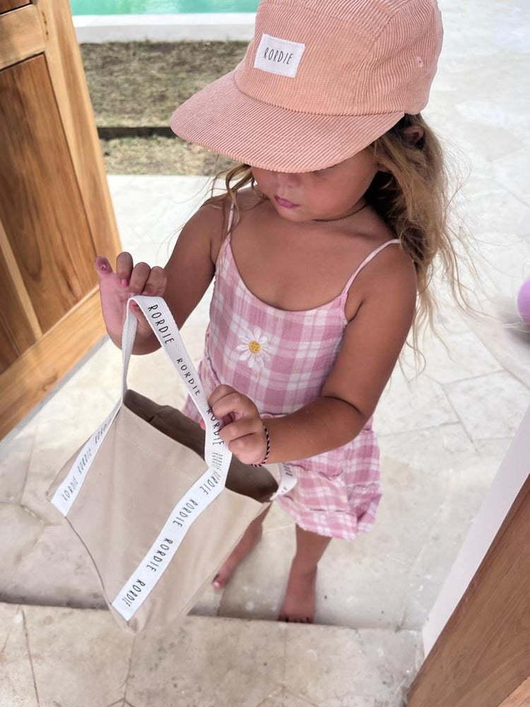 Peach Cord Cap