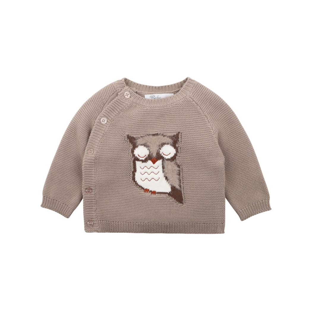 Eli Owl Knitted Jumper