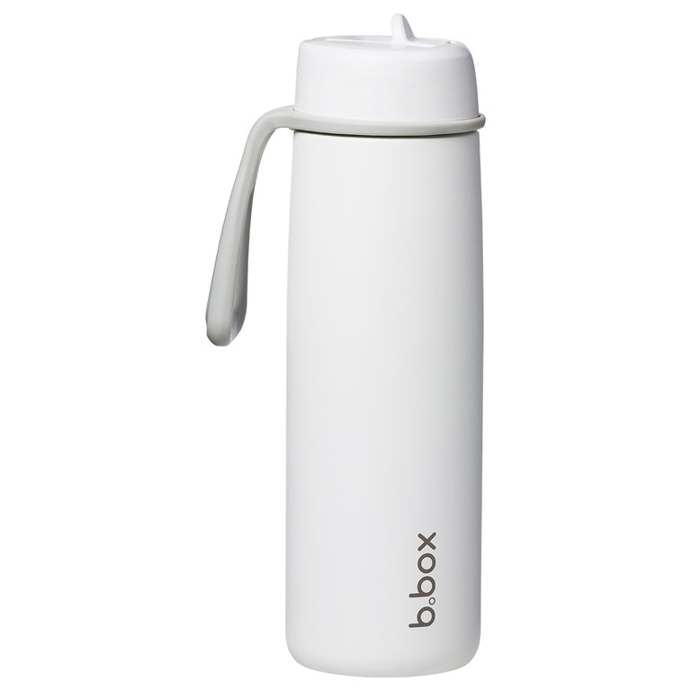 690 ml Insulated Flip Top Bottle - White Out