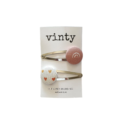 Hair Clip Set- Garland/Hearts