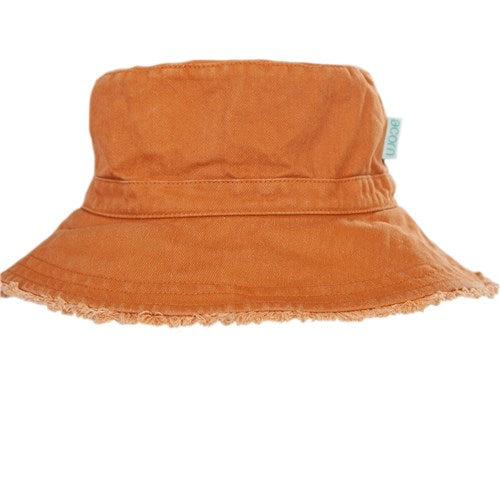 Adult Chestnut Frayed Bucket Hat