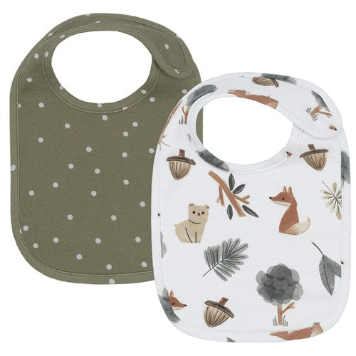 Forest Retreet/Spots -2pk Bibs