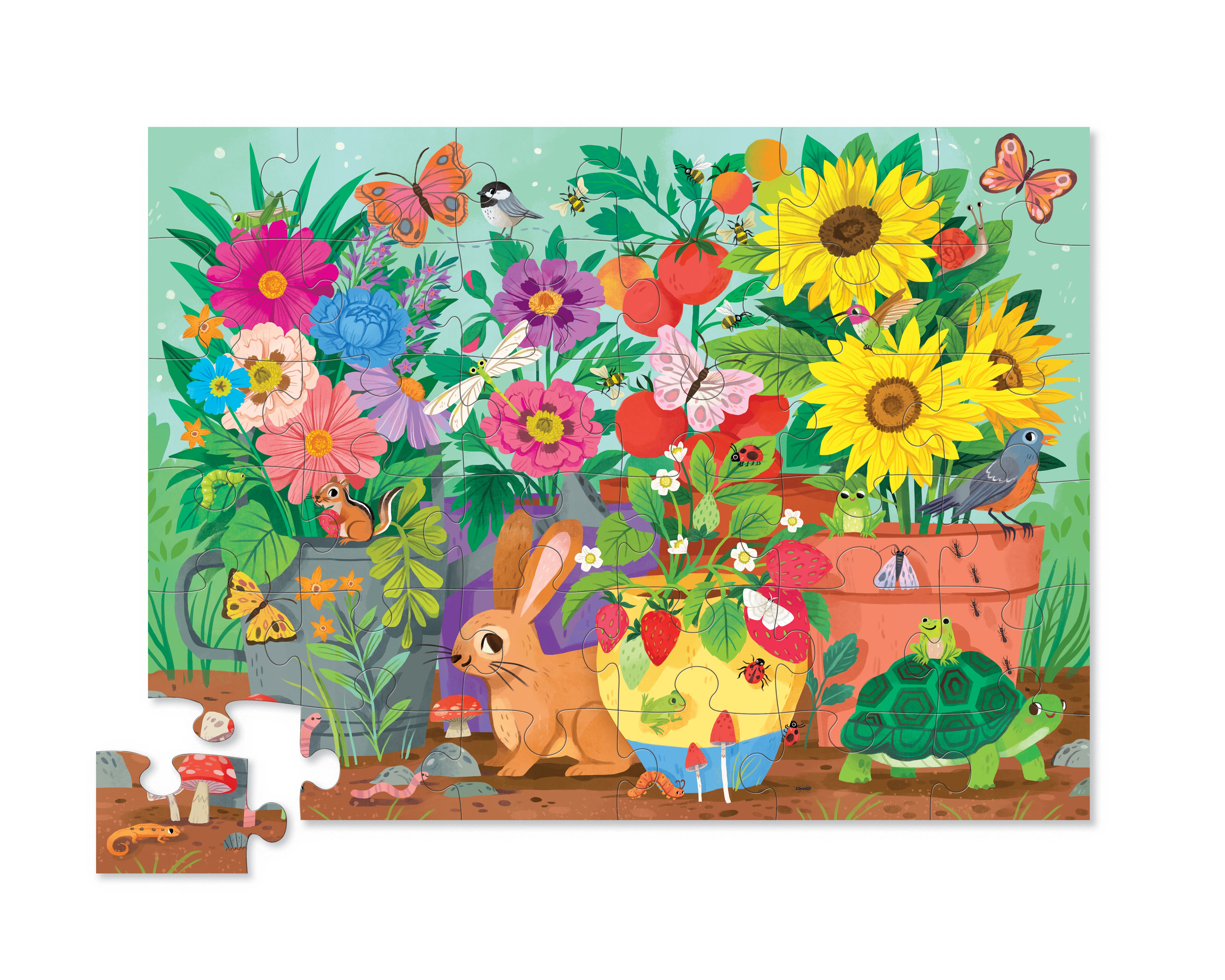 Classic Floor Puzzle 36 pc - Garden Friends