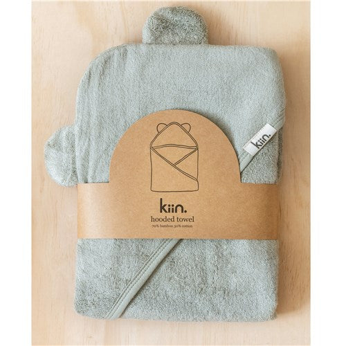 Hooded Towel - Sage