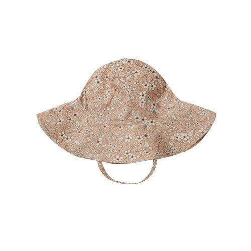 Apricot Floral Sun Hat