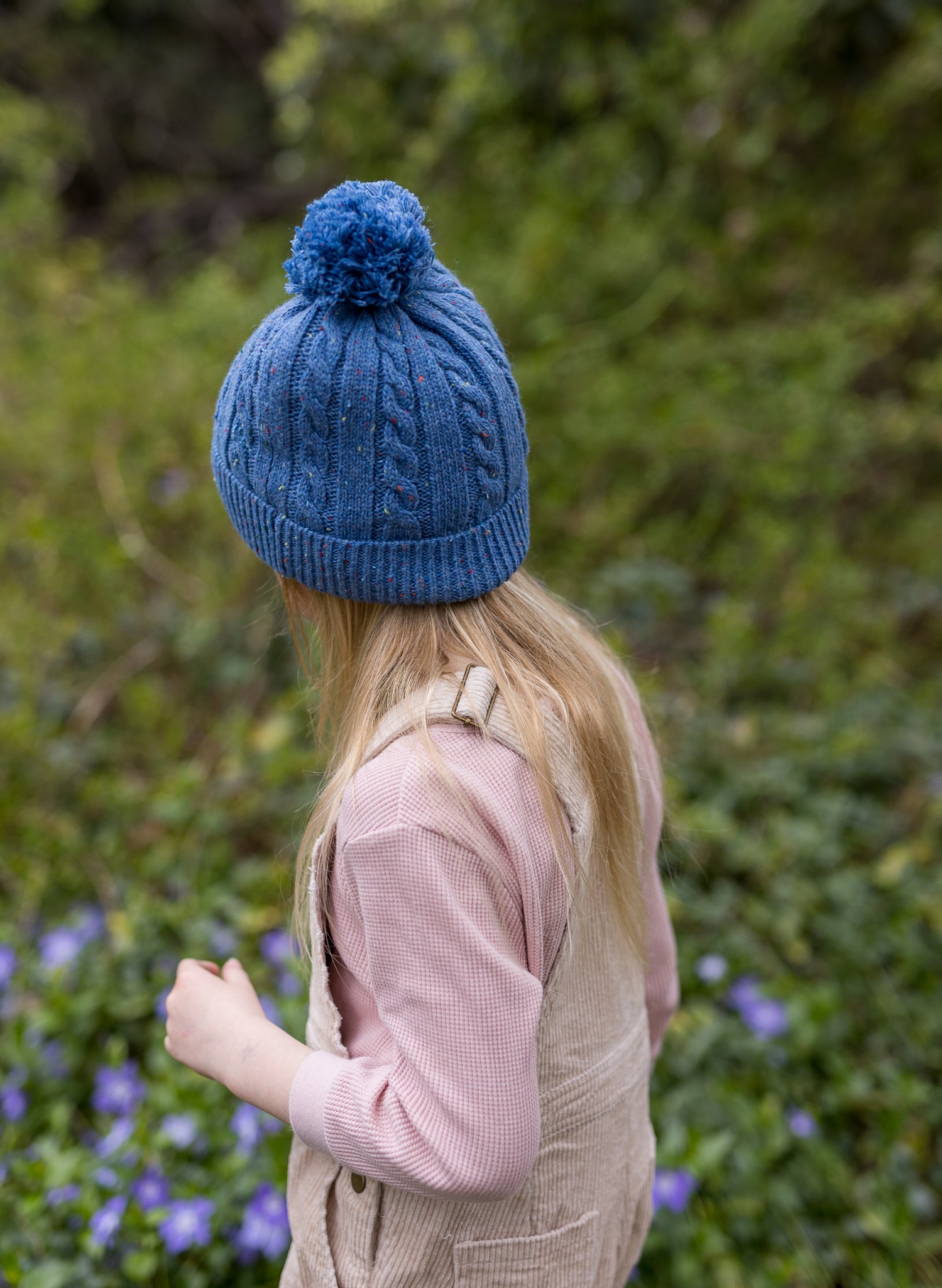 Blue Speckle Alps Beanie