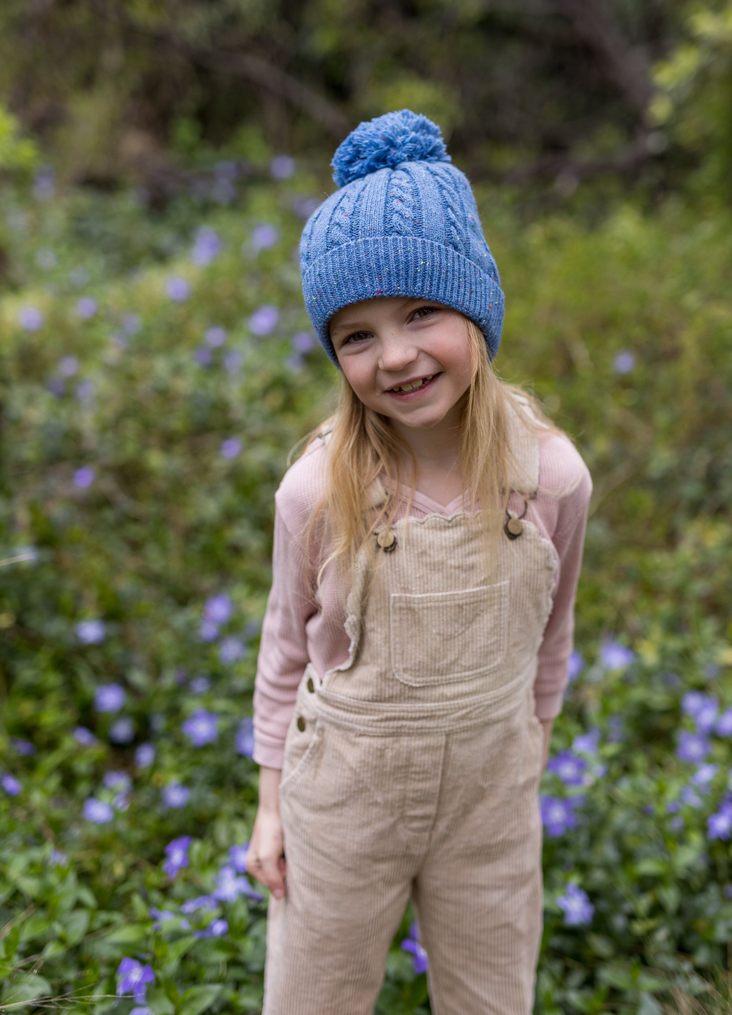 Blue Speckle Alps Beanie