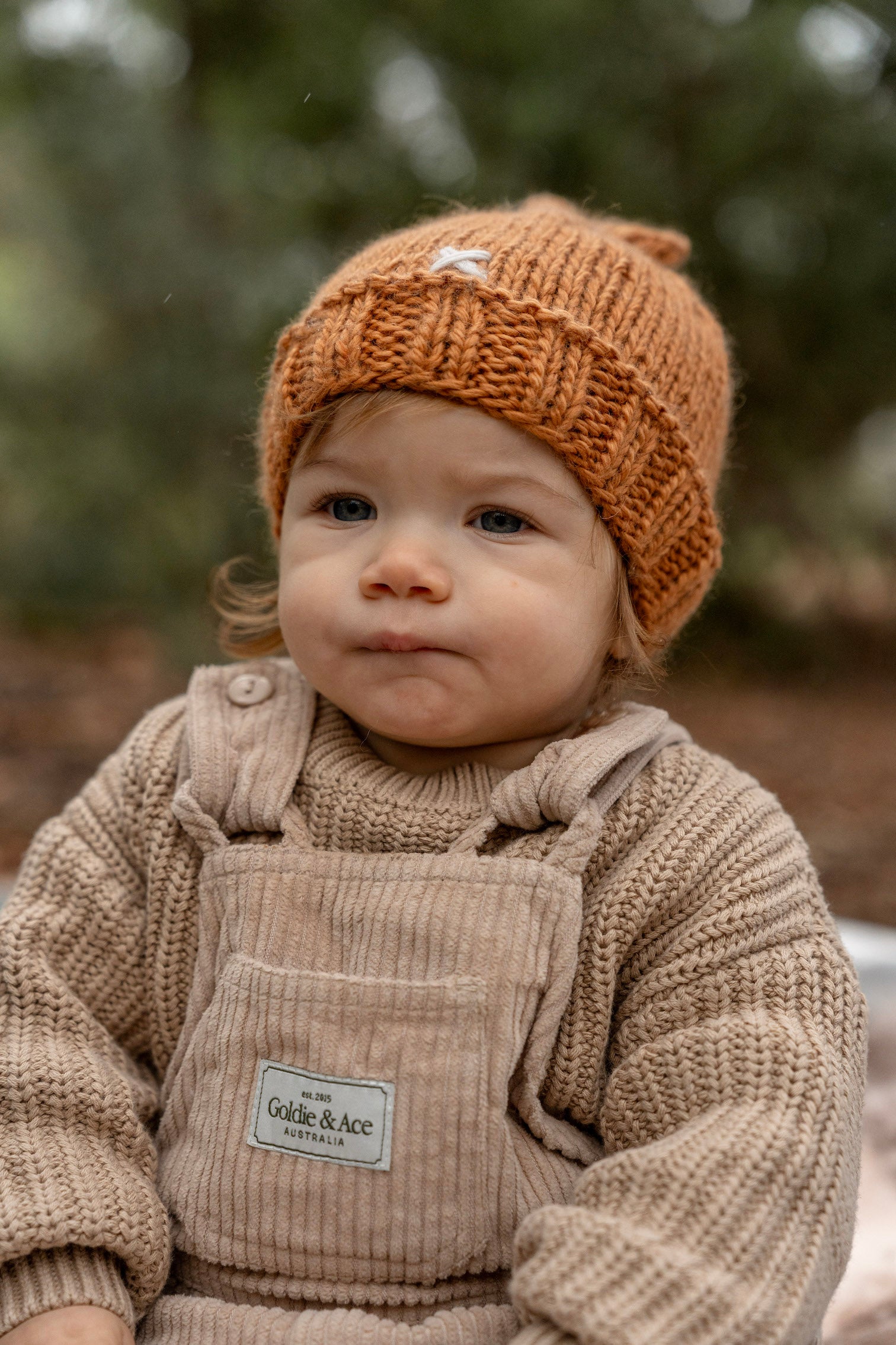 Caramel Cottontail Beanie