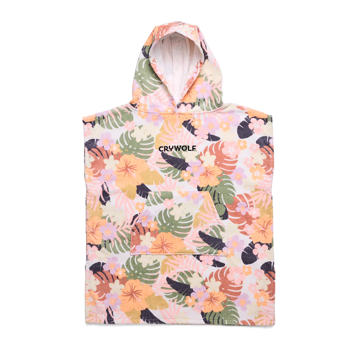 Tropical Floral Hooded Towel