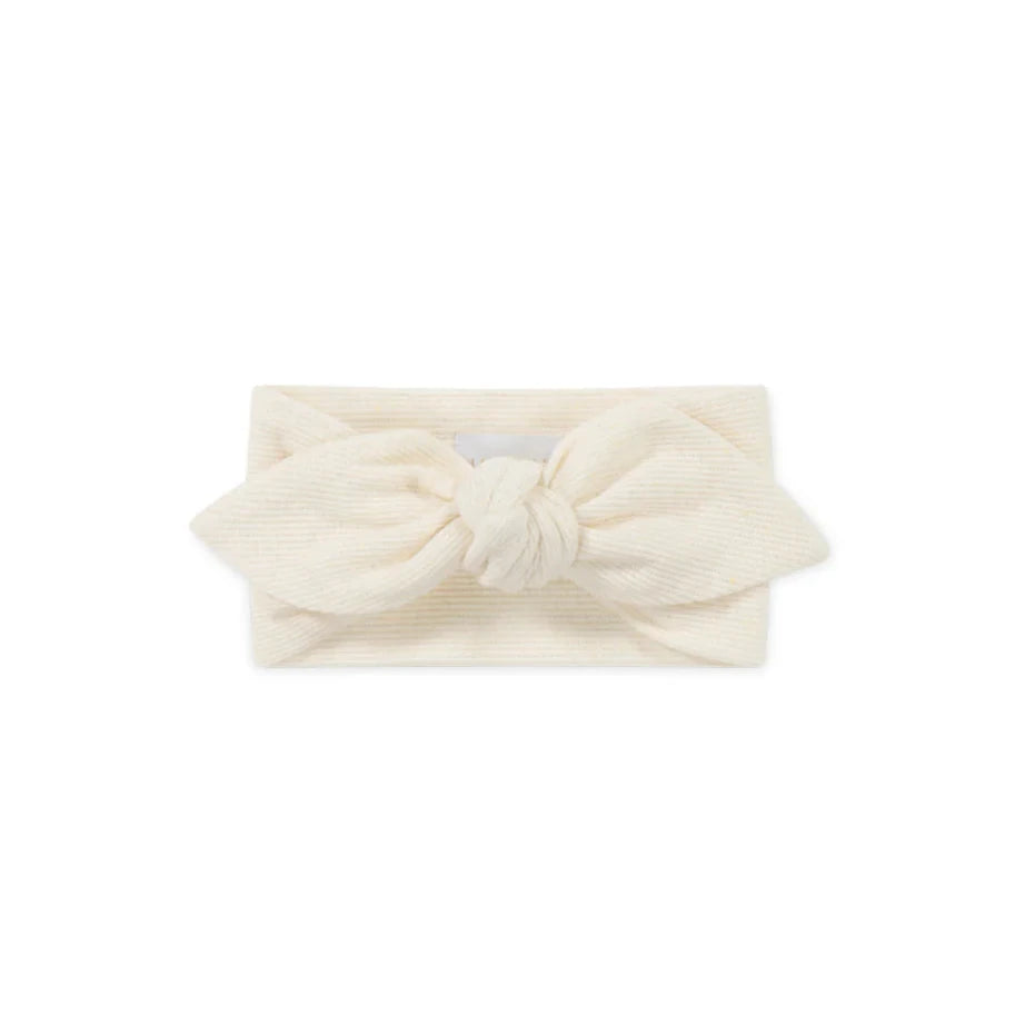 Organic Cotton Fine Rib Lilian Headband - Lily Fleck