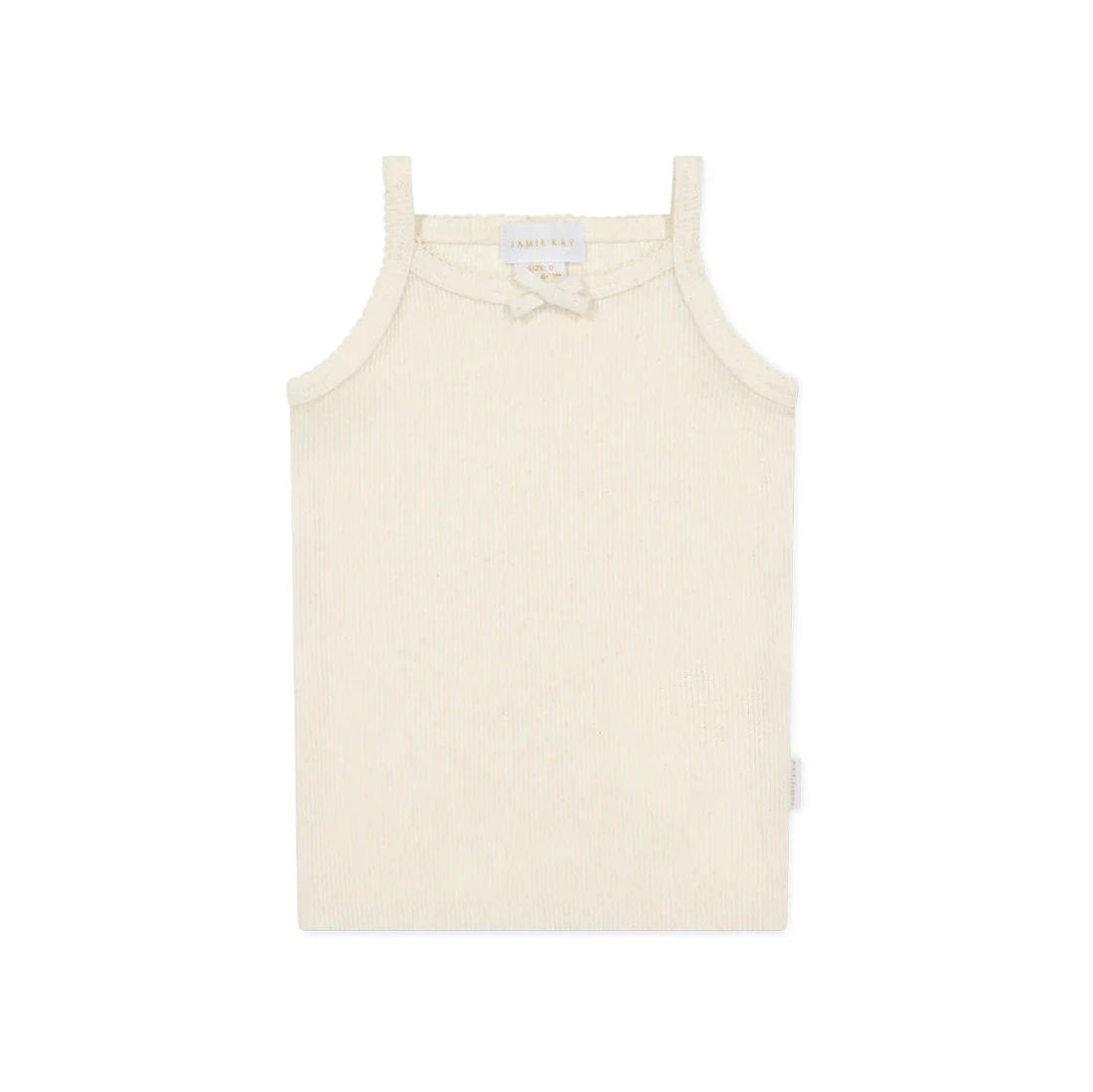 Fine Rib Singlet - Lily