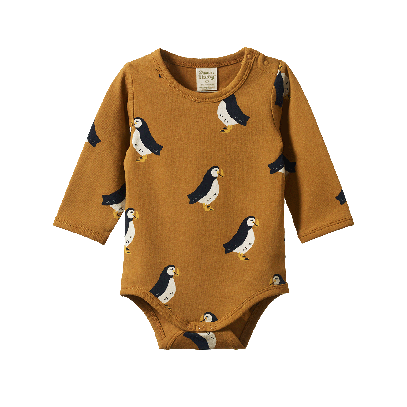 Puffin Toffee Print Bodysuit
