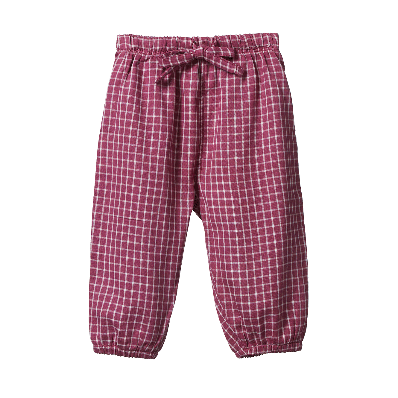 Rhubarb Check Sunny Pants