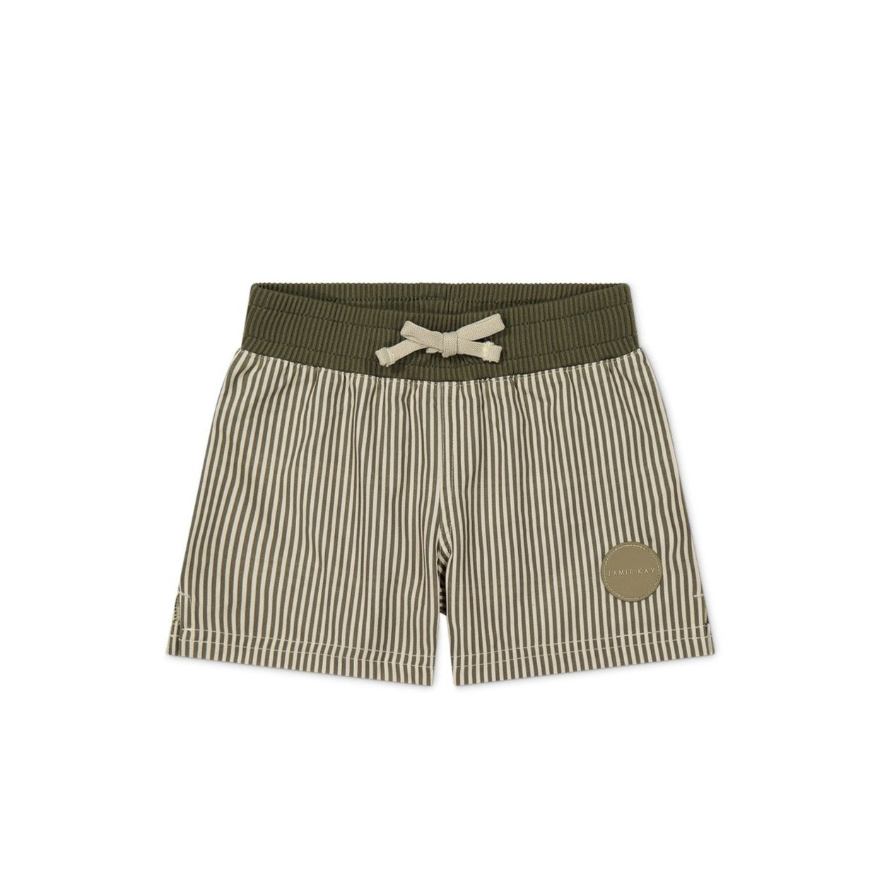 Noah Short - Dark Olive Stripe