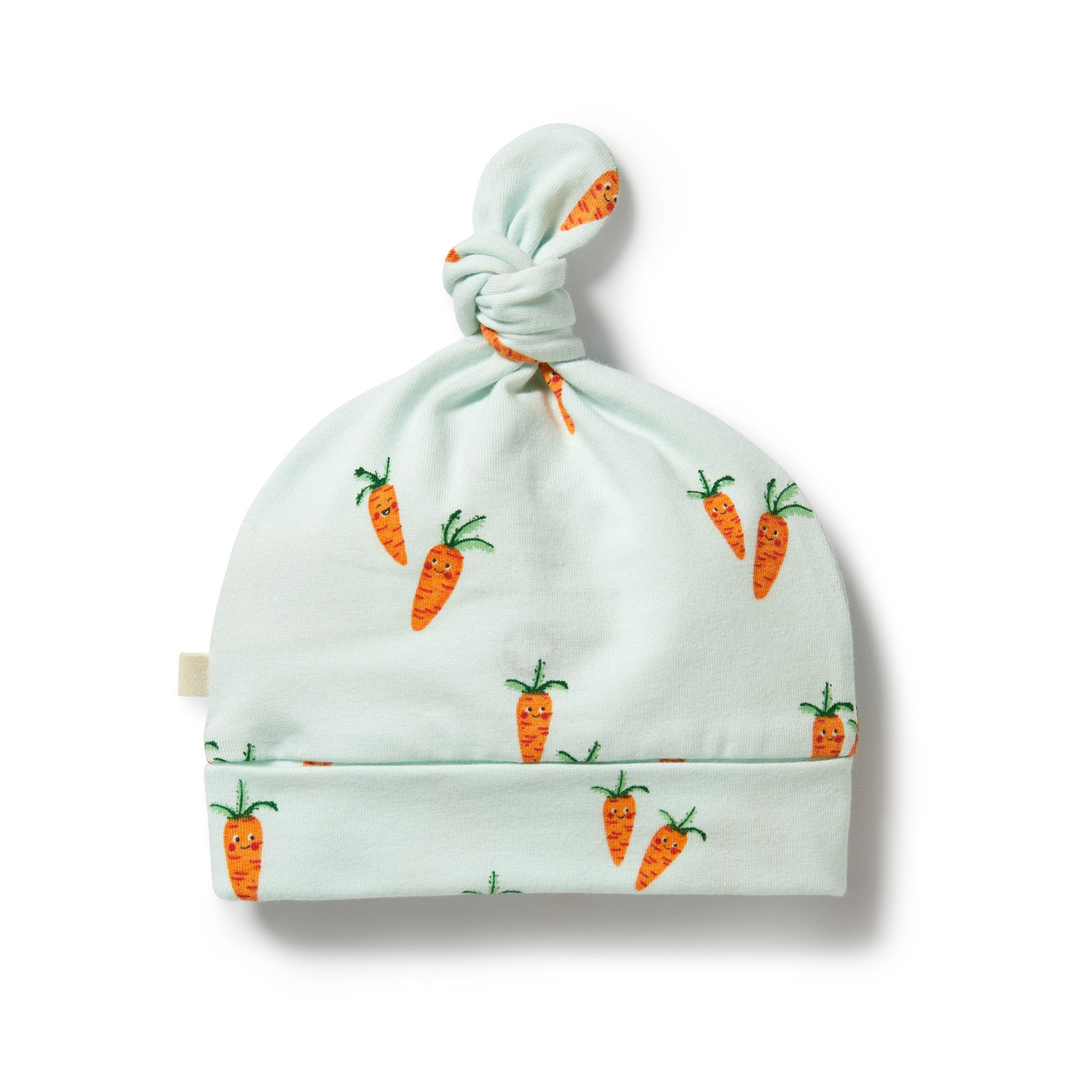 Cute Carrots Organic Knot Hat